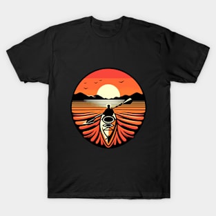 Kayaking Sunset T-Shirt